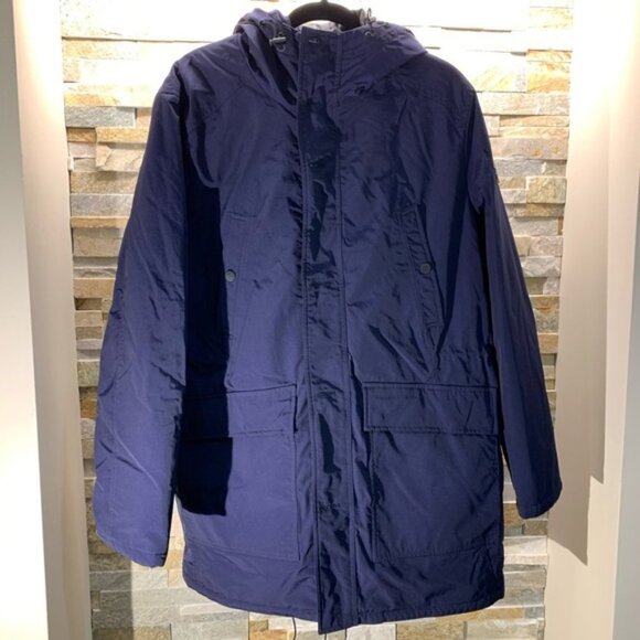 KENNETH COLE Crinkle Hooded Midweight Coat - Picture 4 of 7